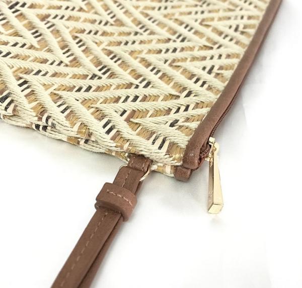 2016 summer new European and American fashion clutch bag woman knitting material