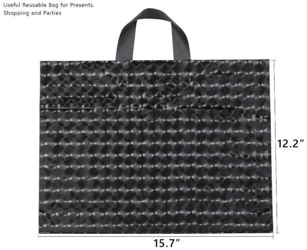 Shopping Totes Merchandise Bags, Retail Clothing Grocery Boutique Shopping Bags With Handles, Christmas Gift Bag