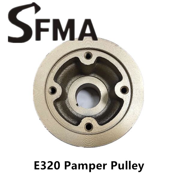 Iron Gloden 2 Groove Digger E120B Engine Fan Pulley