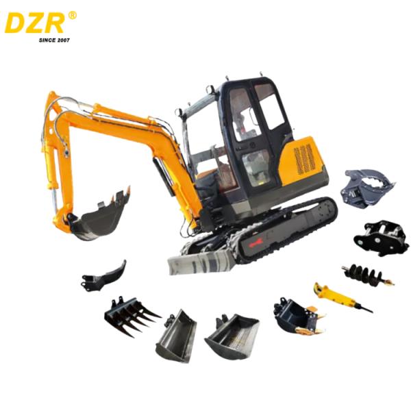 High Efficiency Color Customized Excavator Attachment Suitable 2ton Excavator for sale