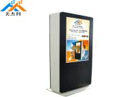 Le Signage extérieur d'affichage à cristaux liquides Digital d'écran tactile a adapté l'installation aux besoins du client de support de plancher de pouce 32-86