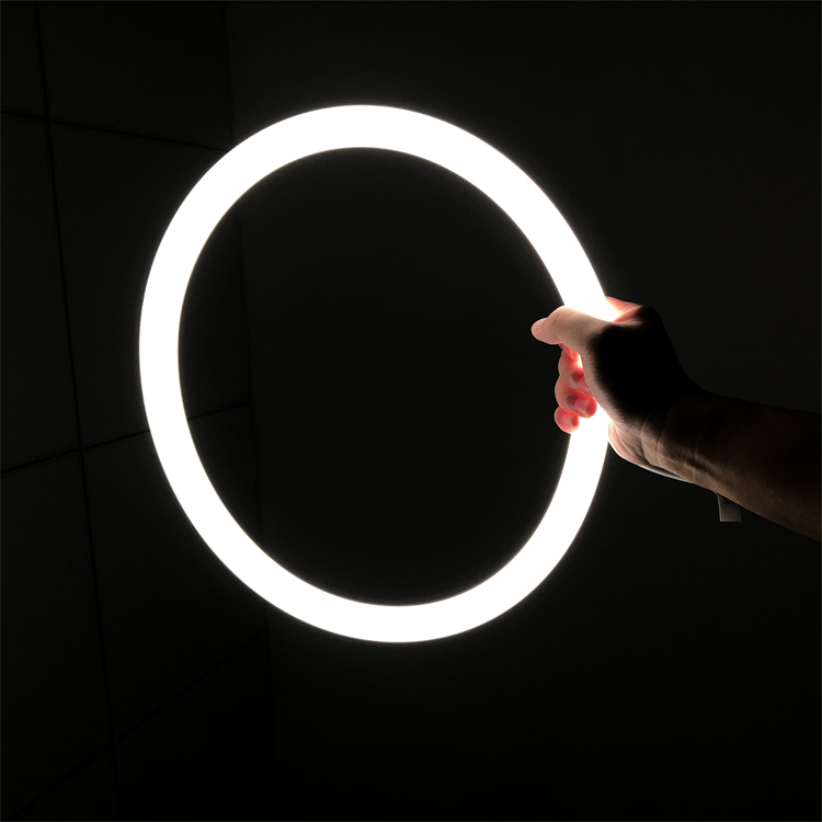 Round Led Neon Flex Light Strip 360 Degrees 25mm Diamater Neon Led Rope Lights IP67