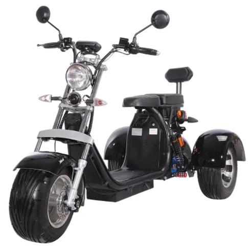 Adult  2000w 3 Wheel Fat Tire Electric Scooter With Seat For Adults 12AH 20AH 40AH