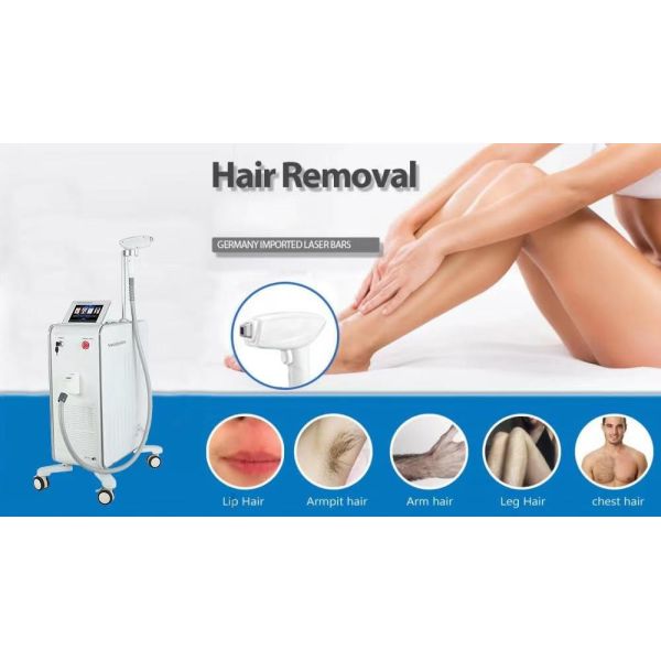 Semiconductor 808 Diode Laser Hair Removal Machine With CE Approved