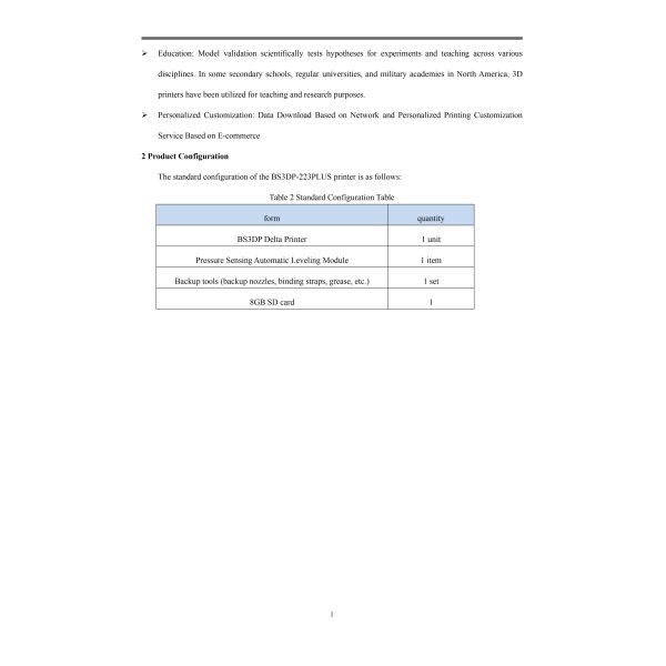 BS3DP-223PLUS 3D Printer Driver/Software Solution with 210x300mm Build Volume