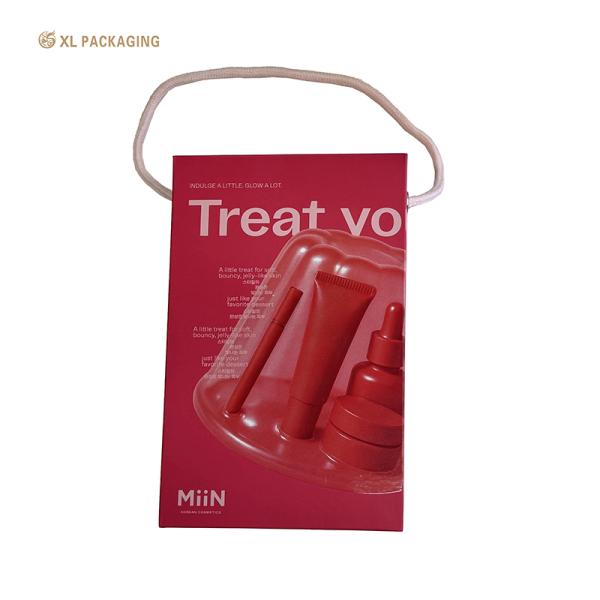 XL Packaging  Printed Cosmetic Foldable Card Box Custom Printed Cardboard Paper Packing Color Folding Cosmetics Packaging Makeup Set Cosmetic Box With Logo Printing
