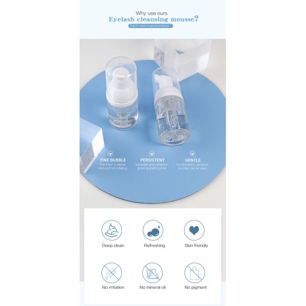 Окись этилена продуктов заботы ресницы шампуня расширения плетки глаза свободно