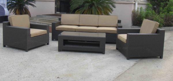 4pcs garden rattan sofa furniture
