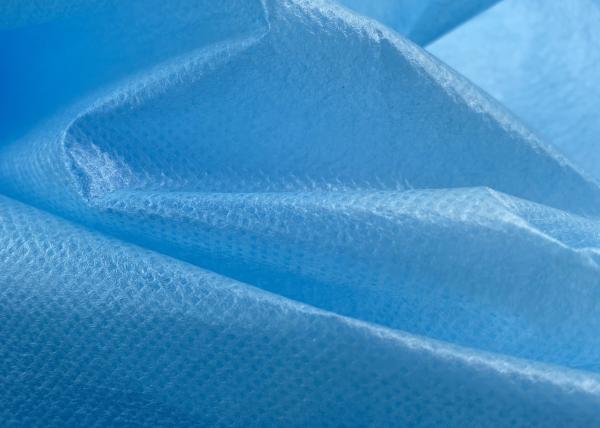 Non enduit étirage imperméable bleu médical de textile tissé anti