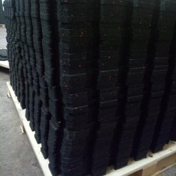Thick 50mm Interlocking Exercise Floor Mats Customized Interlocking Sports Tiles Lightweight