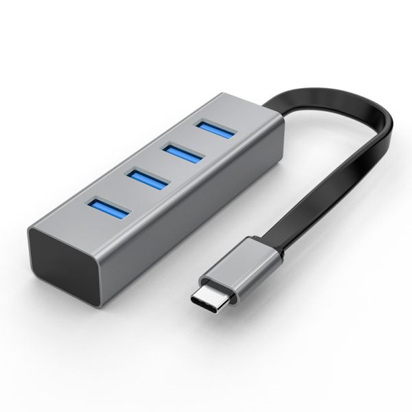 Flexible USB C Adapter 4Ports USB TYPE-A 3.0 HUB USB C To Multiple USB A Hub Manufacturer