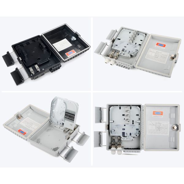 16 Core ODN Fiber Optic Distribution Terminal Box for FTTH and Sturdy PC ABS Material