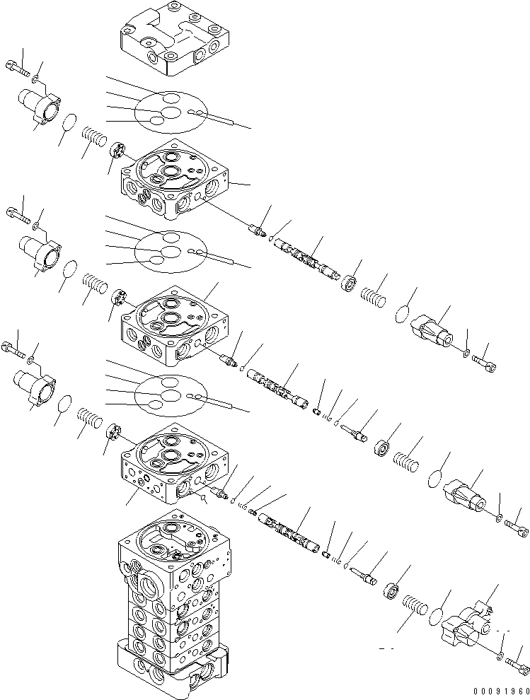 723-27-50900 Komatsu PC60-8 PC70-8 PC78US-6 control valve