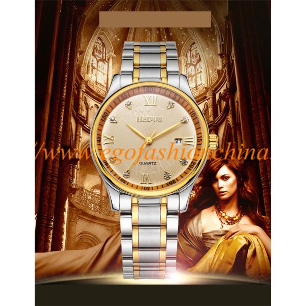 Rose Gold Black White Woman Watch Luxury Watch for Man Stainless Steel Watch Quartz Watch