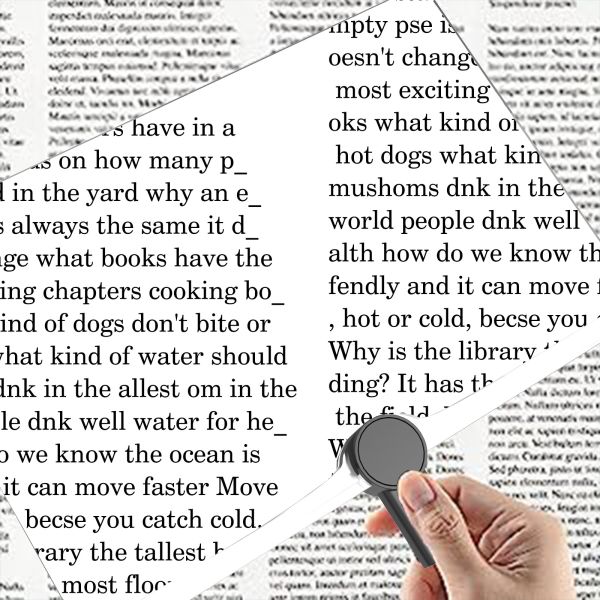 Hands-Free Neck Magnifier with 240*170mm Lens and 3-in-1 Design for Lightweight Reading