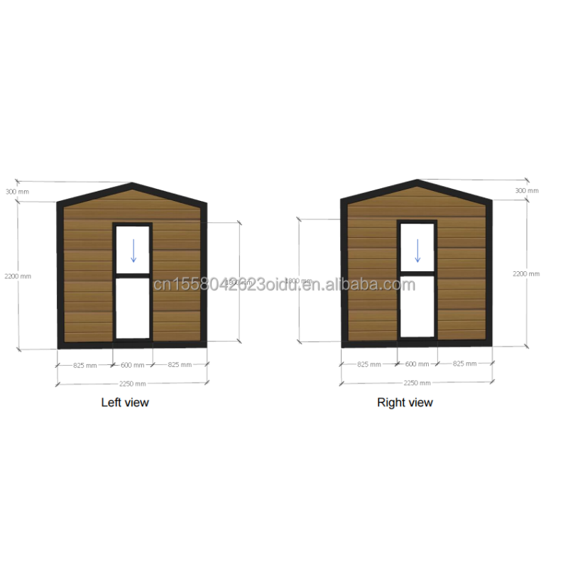 Galvanized Steel Bending 180g and Aluminum Alloy Windows 40ft Modern Design Prefabricated Wooden Container House for Hotel Shop