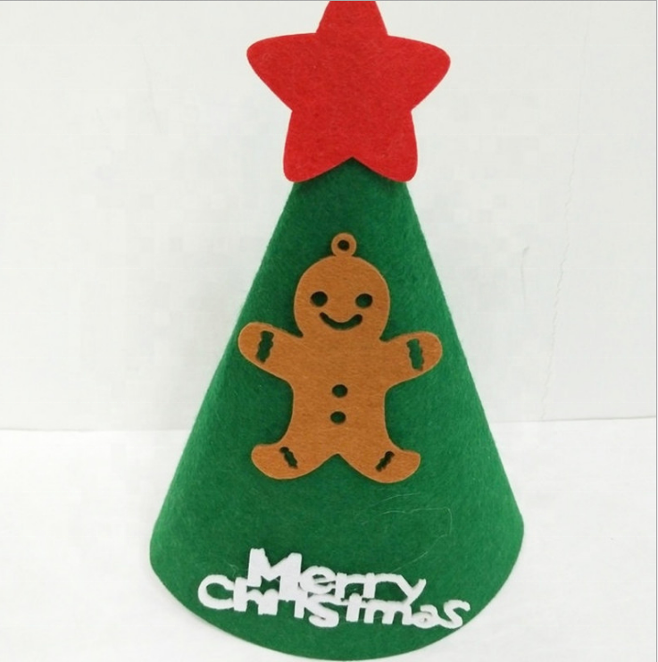 Beautiful Animals Pattern Christmas Party Crafts 2mm Thickness For Home Felt Pendant
