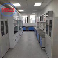 Bancos de trabalho de laboratório de química multiuso com armários múltiplos DTC105 DEG Hinges Resina fenólica