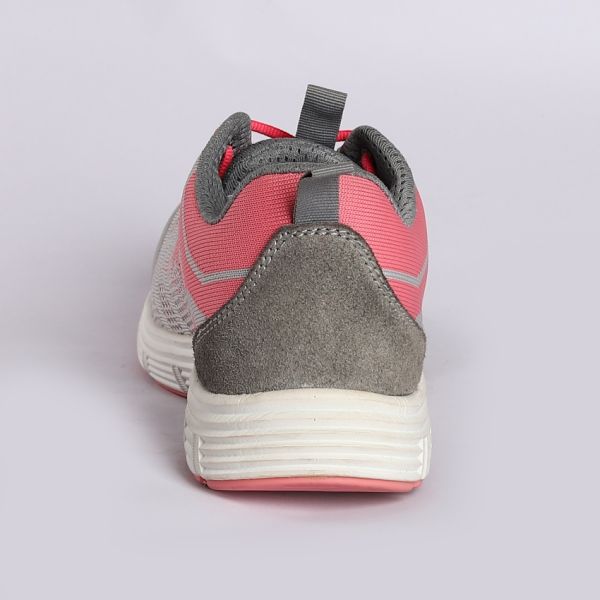 Кожаная сетка Стальная пальчиковая подсказка Розовая устойчивая к маслу Женская обувь безопасности