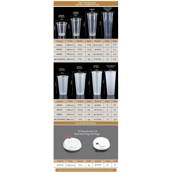 US Custom Logo Disposable Plastic Cold Coffee Cup with Customized Design and Logo