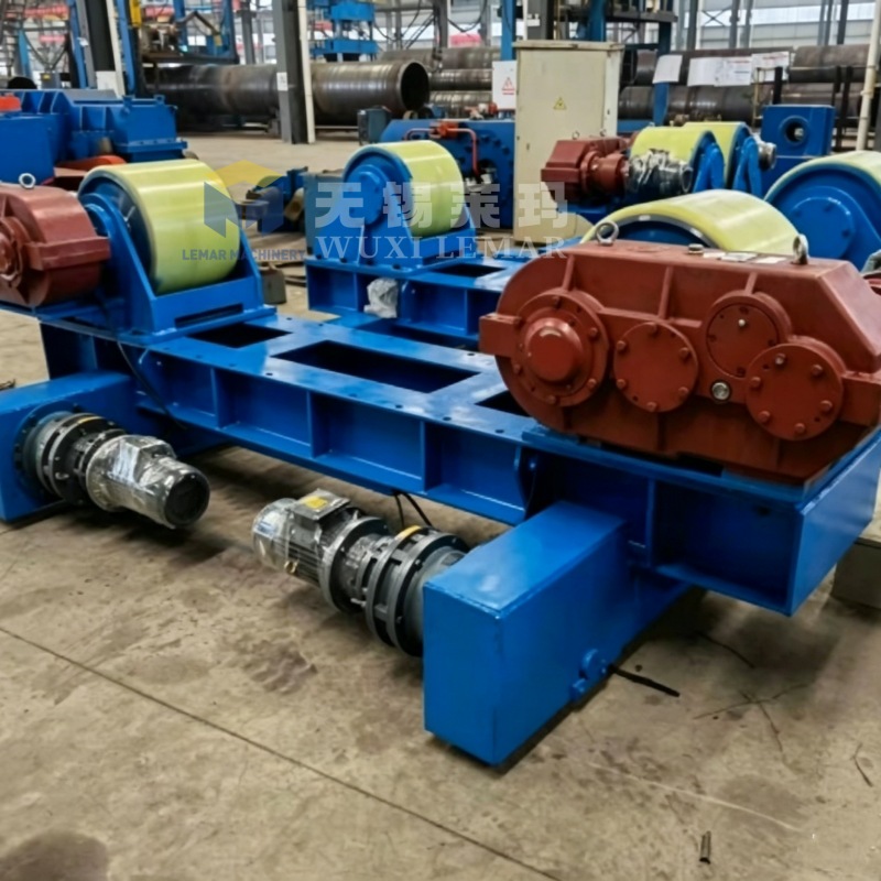 120 Ton Auto Travel Adjustable Welding Rotator For Pressure Vessel & Ship Tank Welding