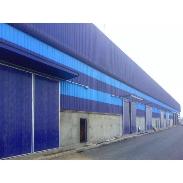 Prefabricated Steel Structure Industrial Workshop Building with CE Certificate, Customized Size, and Seismic Grade 8