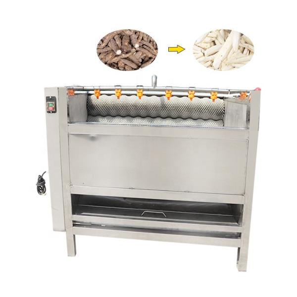 Multifunctional small hair roller peeling cleaning mustard brush cleaning machine