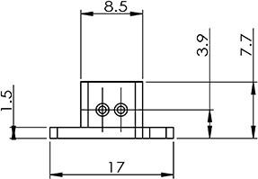 TY-450NM+/-05NM-3.0W-25C-2PIN-0.22NA Fiber Coupled Laser Diode