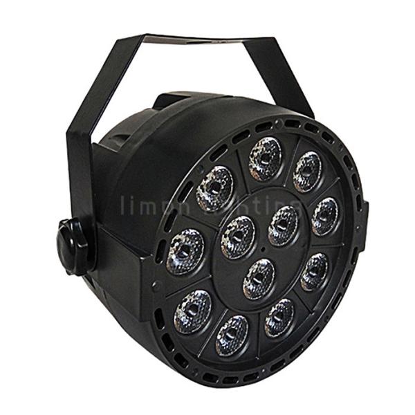China Cheap Indoor DMX 12pcs 1w RGBW Plastic Mini LED Slim Par Lights
