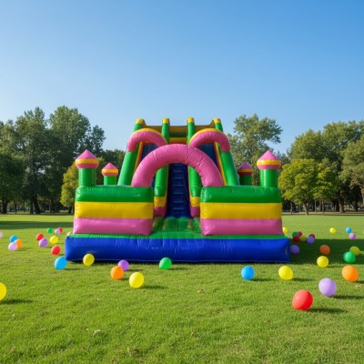 New Design Chian Factory Cheap Custom Bouncer Slide Inflatable Combo Jumpers Bounce House Inflatable Bouncy Castle for Kids