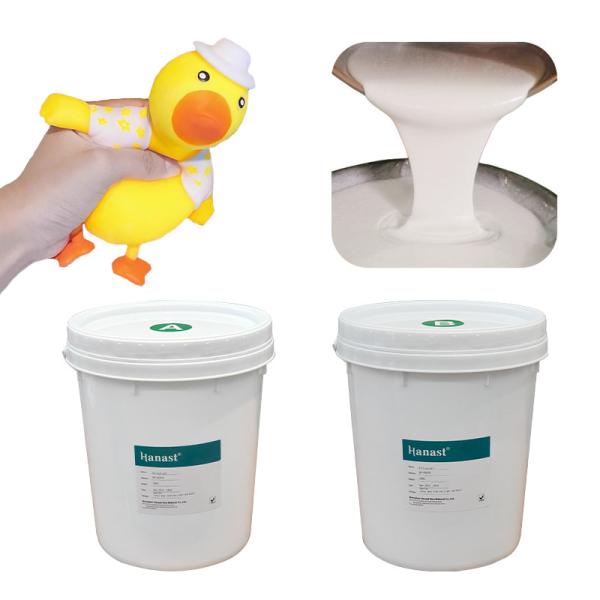 Matériau en caoutchouc transparent à base de silicone gélifiant et souple pour la fabrication de moisissures