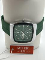 Reloj de pulsera de cuarzo con las manos luminosas y banda de cuero para hombres en Guangdong