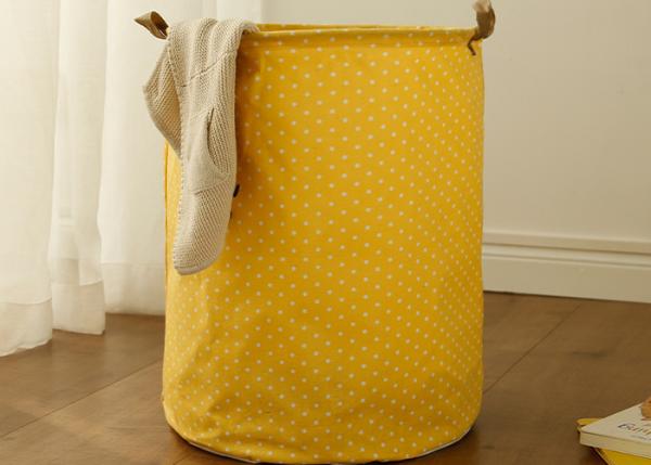 Puting Foldable washing laundry basket clothes toy storage bag large size box customized cat