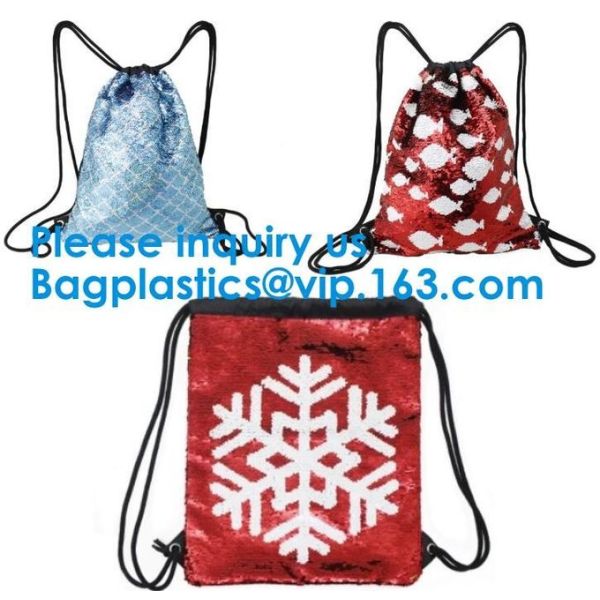 China Factory Custom Printed Drawstring Bag Christmas Drawstring Pu Leather Bag,Drawstring Pu Leather Bag 210D fabric,
