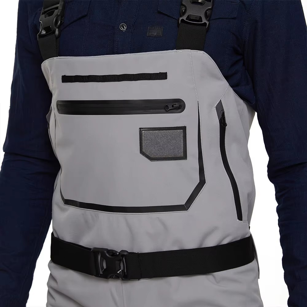Breathable Fishing Waders Wear Resistant Waterproof Chest Waders Quick Dry For Fly Fishing