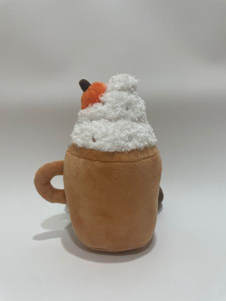 7 Pcs Assorted Pumpkin Latte Plush Toys, Cute Food Stuffed Animals For Kids And Home Decoration