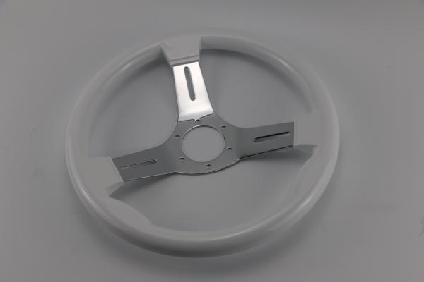 Central Cap Included SST Sailboat Steering Wheel With PET Foamed Handle