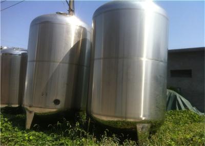 Food Grade Liquid Mixing Tank / Yogurt Fermentation Tank With Double Wall Single Wall
