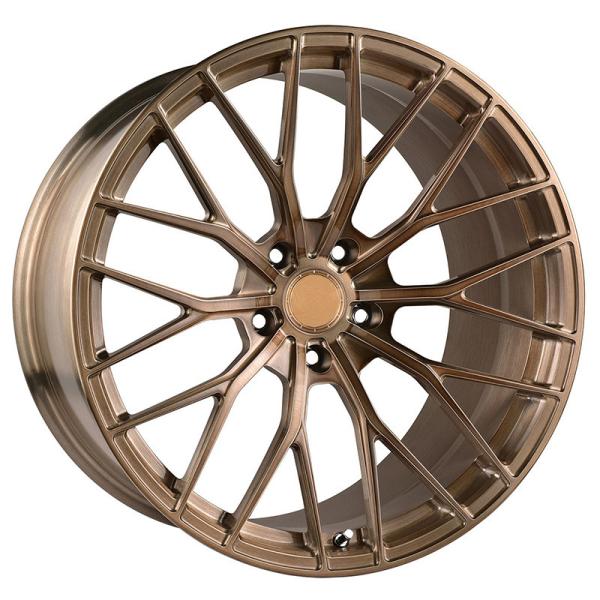 Rodas forjadas de grande resistência da liga do carro do Gunmetal