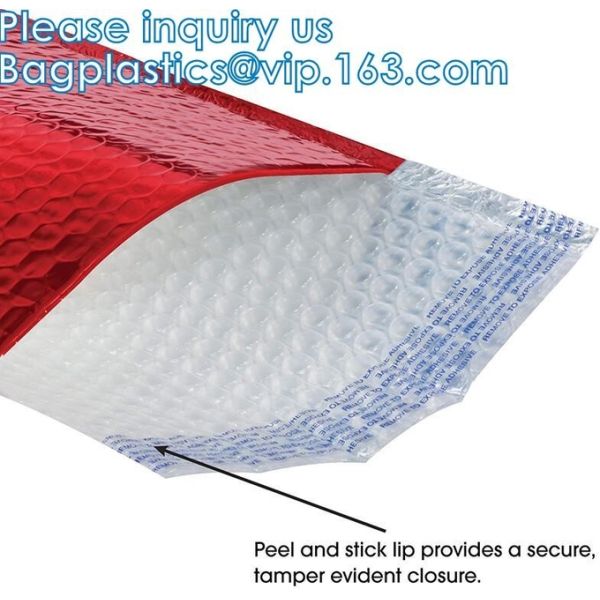 Mailer Slider Air Zip lockk Ploy Bubble Mailing Packaging Bag, Beauty Padded Pouch, Shipping Bags, Envelopes
