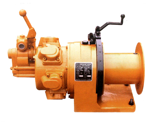 Jqhs50 12 Air Winch 4 API 7K Oil Drilling Equipment Piston Type Air Motor Pneumatic Winch Gear Box