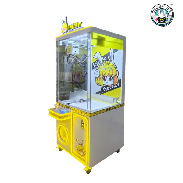 Customized Coin Operated Automatic Vending Game Machine Claw Crane Fully Transparent