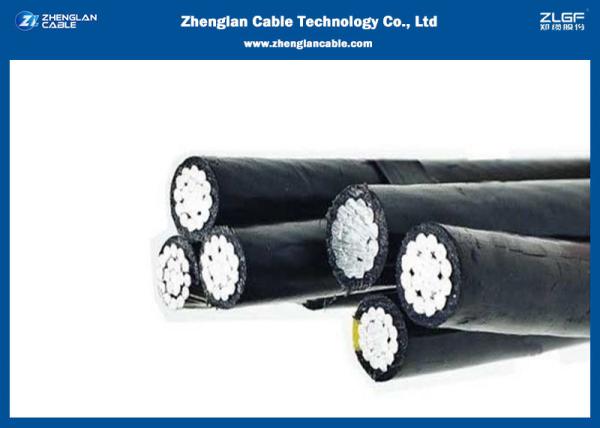 Reliable Overhead Insulated Cable , Air Bundle Cable ASTM B232 B231 Standard