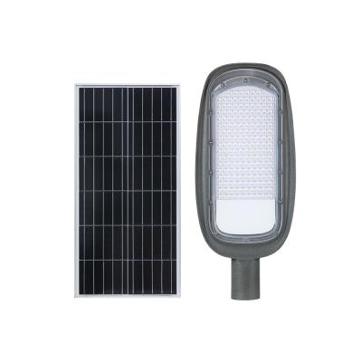 Luz de rua solar exterior impermeável solar do jardim da luz de rua ROHS do poder superior 150W 16500lm 590*270*110mm