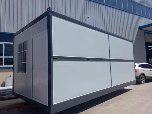 Casa de recipiente dobrável de aço de boa qualidade, 100% pronta, com eletricidade e isolamento pré-instalado