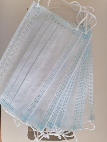 Disposable Medical Grade Face Mask , 3 Ply Non Woven Earloop Face Mask