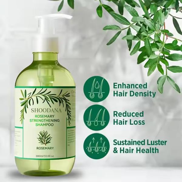 Private Label Natural Ingredient Hair Care Products Wholesale Organic Biotin Rosemary Strengthening Smoothing Shampoo