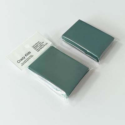 Protetor de cartão de jogo texturizado fosco capas de cartão de cor OPP 62x89mm