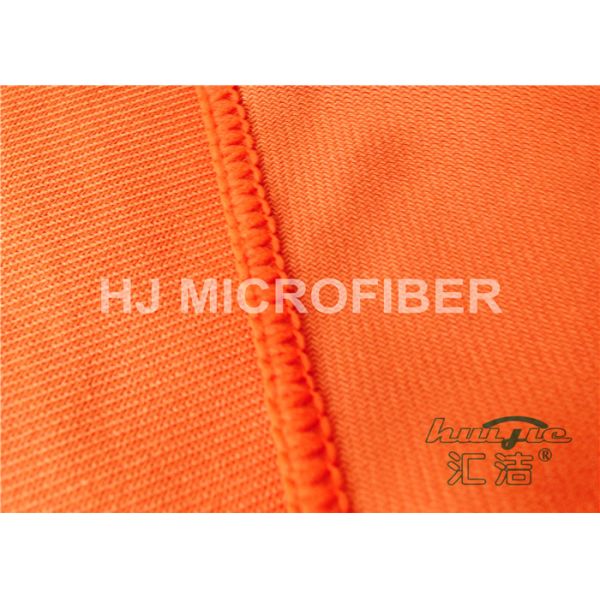 Ткани чистки Орандж автомобиля Microfiber полиэфира, полотенца автомобиля Microfiber суша