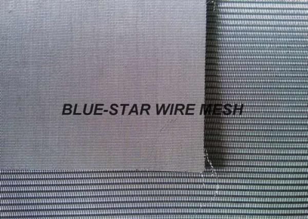 Custom 316 Stainless Steel Mesh , 500 / 3500 Mesh Dutch Weave Wire Mesh